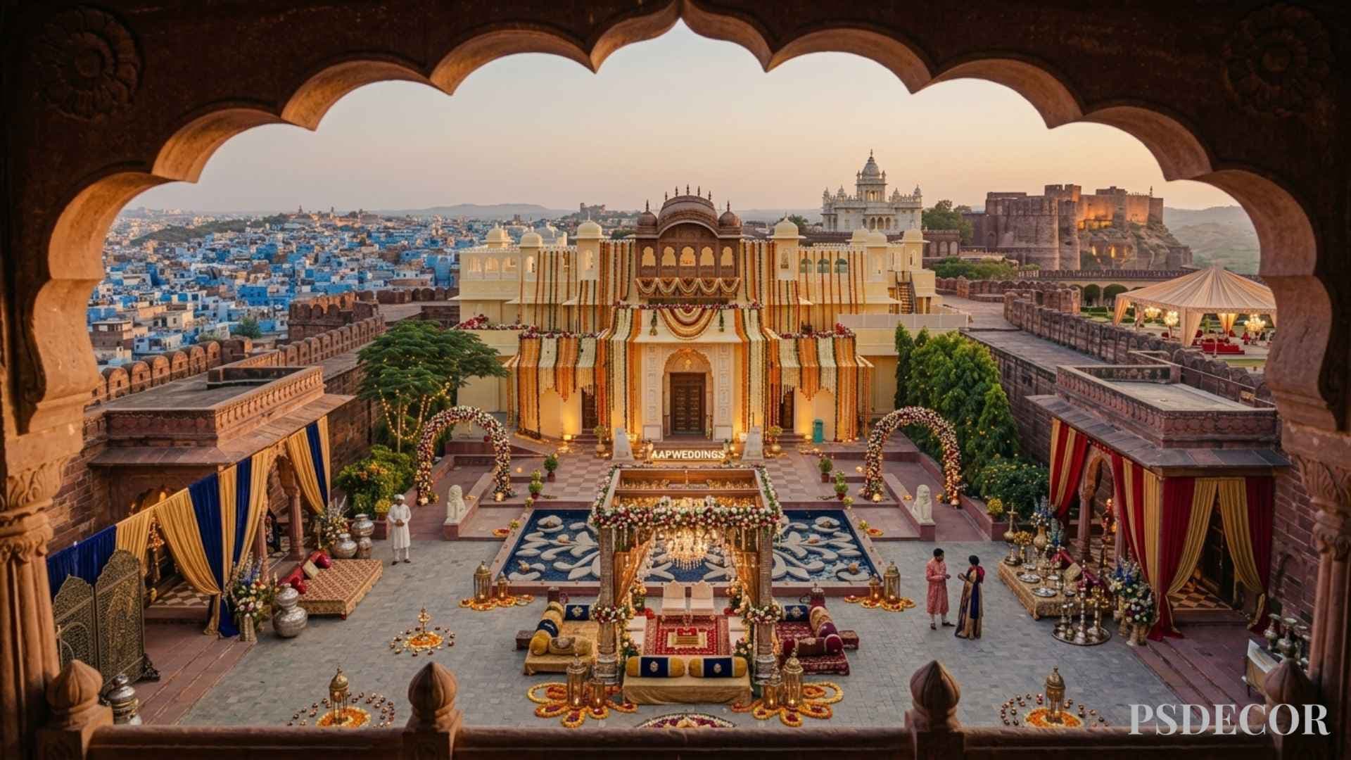 PS Decor's Expert Guide for NRIs Booking Wedding Venues in India - Wedding decoration by PS Decor in India